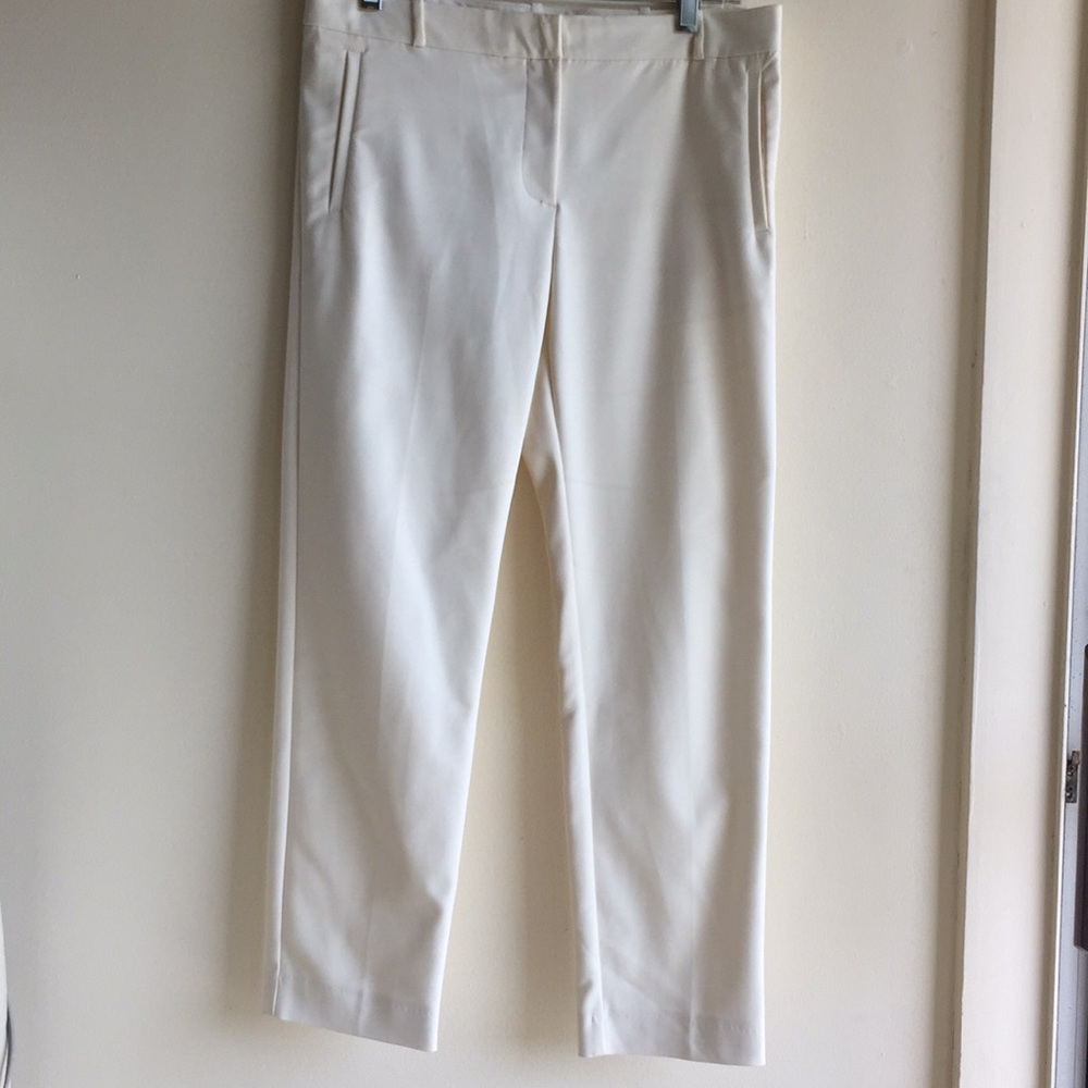 H&M off white pants size 8
